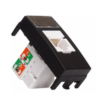 Linha Sleek Ebony Preto Módulo Informática Rj45 Cat5e