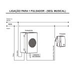 MG MODULO CAMPAINHA CIGARRA 127V BR SLEEK (16040)