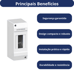 SOPRANO QUADRO DIST.SOBREPOR 2 DISJUNTOR (02IEC-SP)