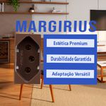Modulo Tomada MarGirius 2P+T Sleek Marrom 10A