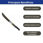Facão Machete Para Mato Tramontina 18” Cabo Plástico