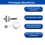 Kit Reparo 607 Completo P/ Válvula Docol 1.1/2 Repacar