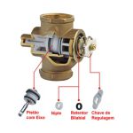 Kit Reparo 607 Completo P/ Válvula Docol 1.1/2 Repacar