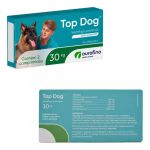 Top Dog Vermífugo palatável Cães de 10 até 30 Kg Ourofino