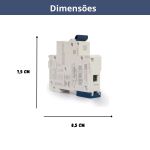 Disjuntor Weg Monopolar Din 32A Curva C MDWP-C32 1 Polo