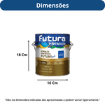 FUTURA ESMALTE FUTURIT METALICO AM.OURO 3,6 ML