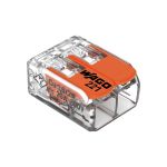 WAGO CONECTOR JUNCAO 221-412 2 FIOS 0,5-4MM (32A) CRISTAL