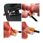 WAGO CONECTOR JUNCAO 221-412 2 FIOS 0,5-4MM (32A) CRISTAL