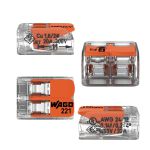 WAGO CONECTOR JUNCAO 221-412 2 FIOS 0,5-4MM (32A) CRISTAL