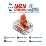 WAGO CONECTOR JUNCAO 221-412 2 FIOS 0,5-4MM (32A) CRISTAL