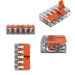 WAGO CONECTOR JUNCAO 221-415 5 FIOS 0,5-4MM (32A) CRISTAL