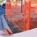Tela Sinalização Tapume Plastcor 1,20x50m Laranja Cerquite