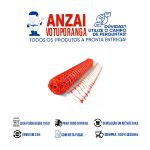 Tela Sinalização Tapume Plastcor 1,20x50m Laranja Cerquite