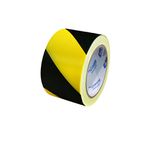 PLASTCOR FITA ZEBRADA 200 METROS PRETO/AMARELO
