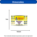 MASSA ADESIVA PLÁSTICA IBERÊ PRETA 400G