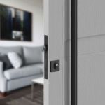 Fechadura Rolete Roseta Quadrada Externa 7000 3F Preto
