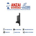 Fechadura Rolete Roseta Quadrada Externa 7000 3F Preto
