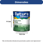 FUTURA TINTA PISO BRANCO 900ML