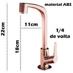 Kit Lavabo Com Torneira Lorenzetti Flatt Rose Abs 