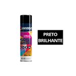 TINTA SPRAY PRETO BRILHANTE 400ML UNIVERSO - USO GERAL