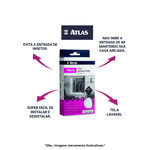 TELA MOSQUITEIRO ATLAS 1,25X1,65M POLIESTER BRANCO