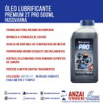 Óleo Husqvarna Lubrificante Pro Motor 2 Tempos 500ml