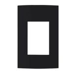 MG PLACA 4X2 1 POSTO HORIZ EBONY CLEAN (14448)