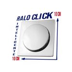 Ralo Click Inteligente Premium Flux Etilux 10x10 cm Prata