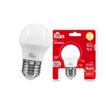 LAMPADA ULTRA LED BOLINHA 4,8W 127/220V 3000K KIAN