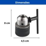 VONDER MANDRIL PROFISSIONAL 13MM - 1/2