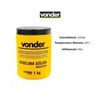 VASELINA SOLIDA INDUSTRIAL 1KG VONDER