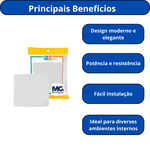 MG B3 PLACA 4X4 CEGA BRANCO