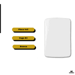 Placa Cega Branco 4x2 - Margirius B3