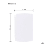 Placa Cega Branco 4x2 - Margirius B3