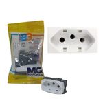 Modulo Tomada Margirius B3 2P+T 10a-250V Branco