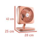 Ventilador Oscilante Mesa Delta Turbi Venti Delta Rosa Nude 127V