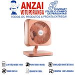 Ventilador Oscilante Mesa Delta Turbi Venti Delta Rosa Nude 127V
