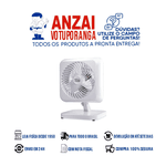 Ventilador de Mesa Oscilante Delta Turbi 127V Branco Venti Delta