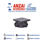 CAIXA PASSAGEM CONEXTEC PP 300MM C ANEIS E TAMPA PP REFORCADA