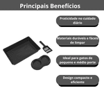 Kit Higiênico Gato Bandeja Preto Para Gatos Four Plastic