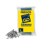 Prego Com Duas Cabeças 17x27 Polido Gerdau - 1kg