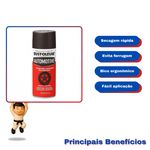 TINTA SPRAY AUTOMOTIVE RODAS GRAFITE RUST OLEUM