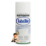 TINTA SPRAY AZULEJOS/BANHEIRA BRANCO RUST OLEUM