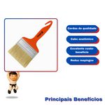 TIGRE TRINCHA MÉDIA CERDA BRANCA 696 - 4"