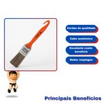 TIGRE TRINCHA MÉDIA CERDA BRANCA 696 - 0,75"