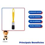 TIGRE TRINCHA MÉDIA SINTÉTICO PRETO 519 - 0,75"