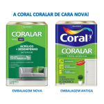 Tinta Coral Coralar Antimofo Fosco Interior Acrílico Camurça 18L