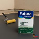 Tinta Piso Fura Premium 18L Preto Base Agua Fosco