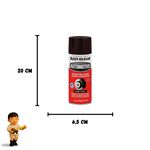 TINTA SPRAY AUTOMOTIVE CALIPER PRETO BRILHANTE - RUST-OLEUM