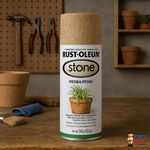 TINTA SPRAY STONE PEDRA BEGE SIENNA - RUST-OLEUM